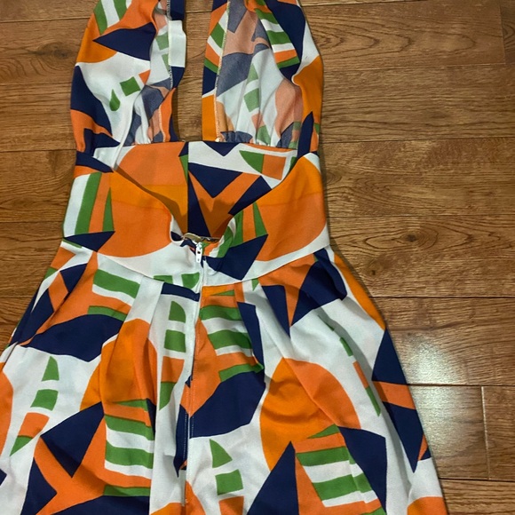 Vintage 70s long halter style dress - Picture 6 of 6